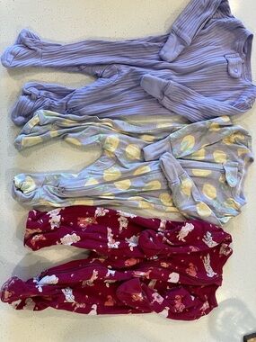 3M Girl Bundle - footie pajamas and jacket